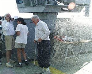 Just when you thought you'd made it high and dry through your first Alvin dive...