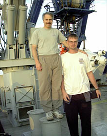The long and short of it is that Dan and Del will have a tight fit in Alvin today.  