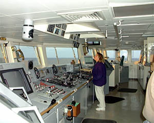 on the bridge
