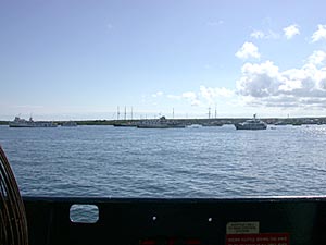 R/V Atlantis arrived Thursday in Academy Bay, Puerto Ayora on Santa Cruz Island.  