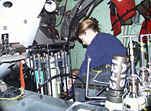 Dr. Phil Taylor of The National Science Foundation waves goodbye to Guaymas, Mexico.