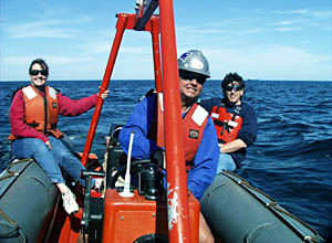   The beautiful reddish colors common to Baja sunrises are due to small particles of dust in the air.  