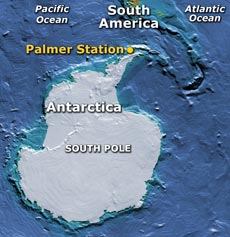 Antarctica map