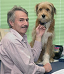 Dan Fornari and his dog