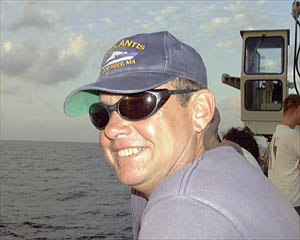 Ken Rand welcomes the new day. 