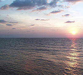 We have seen several gorgeous sunsets this week here in the tropical eastern Pacific Ocean. 