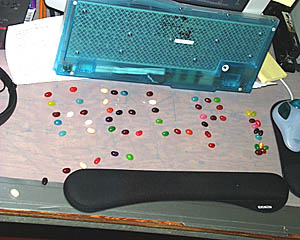 A message from “Feathers” that Dan found under his keyboard today! The Pollywogs are up to mischief again.