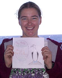 Kate Buckman wishes her brother Andy a Happy Birthday.  