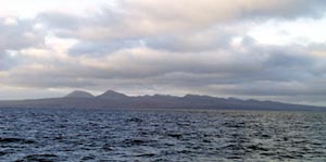 Today we passed by the island of Floreana. It is a small island south of Isabela. We will be focusing our last few dredges in the next few days on the rift zone that extends west of Floreana.  