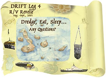 The design for the cruise t-shirt. Artwork by Paul Oberlander, WHOI. 