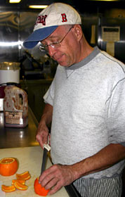 Friends from the University of Washington line up on the dock bidding farewell to fellow graduate students sailing to the Juan de Fuca Ridge onboard Atlantis.