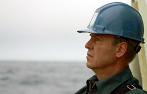 George Meier, an electrician, is a senior member of the Alvin group who has worked with the sub for 35 years. He played a key role in developing the sub’s acoustical navigation system. When not on the ship, he works in Woods Hole, Mass.