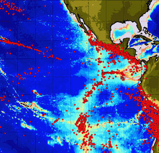 Data collected by the Autonomous Hydrophone Array in the eastern Pacific Ocean in 1998.